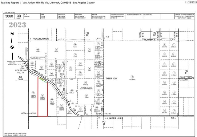 Detail Gallery Image 5 of 5 For 0 Juniper Hills Rd, –,  CA 93543 - – Beds | – Baths