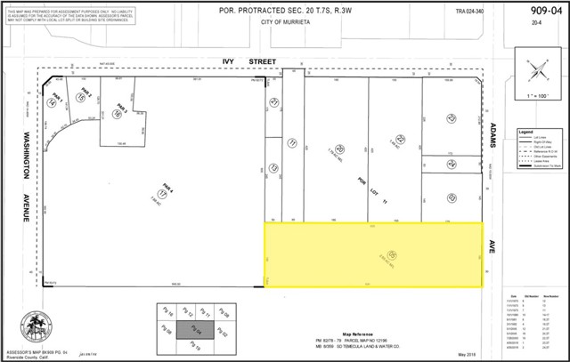 Detail Gallery Image 9 of 9 For 25071 Adams Avenue, Murrieta,  CA 92562 - – Beds | – Baths