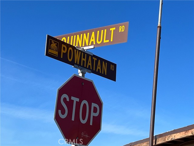 Property at corner of Quinnault and Powhatan