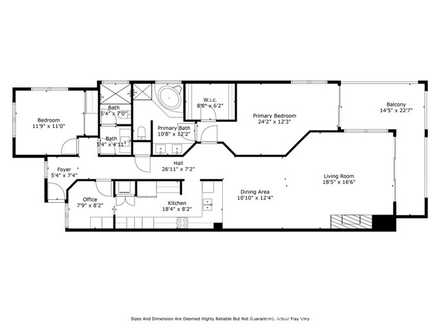 floor plan with dimensions