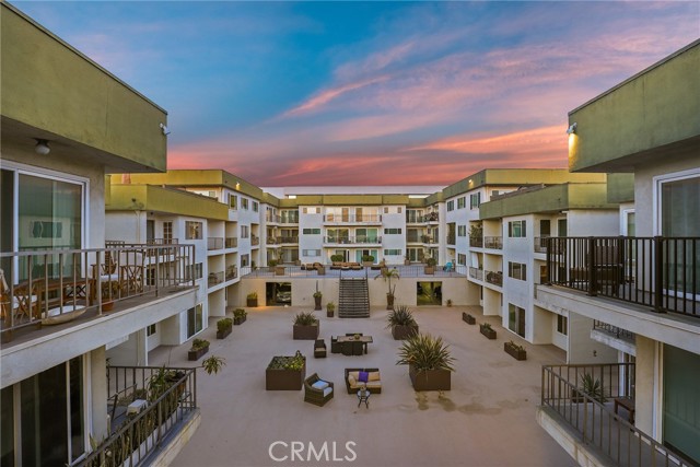 Courtyard of the building for congregating.