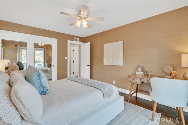 Bedroom 2 with hardwood floors