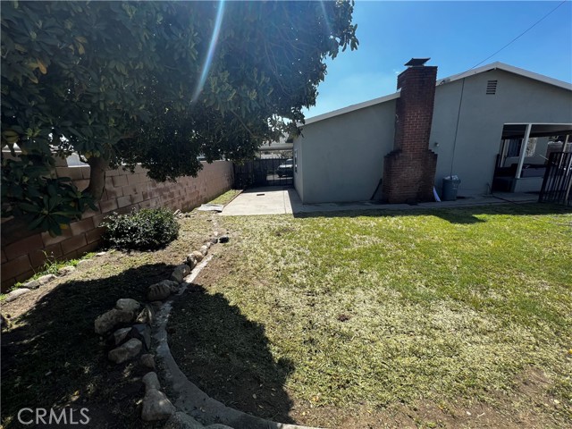 Back of house from northeast corner.