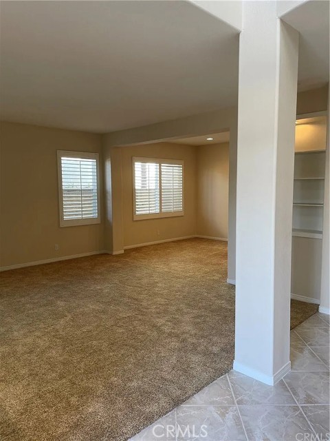 Formal living and dining space