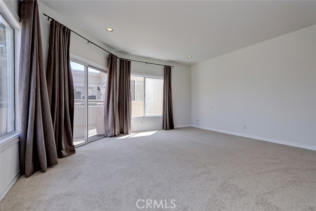 Spacious primary with private deck