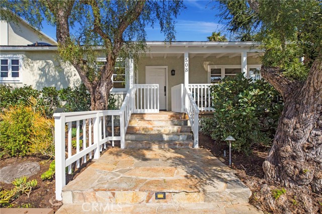 Welcoming front entrance