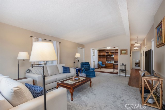 Living Room showing Kitchen