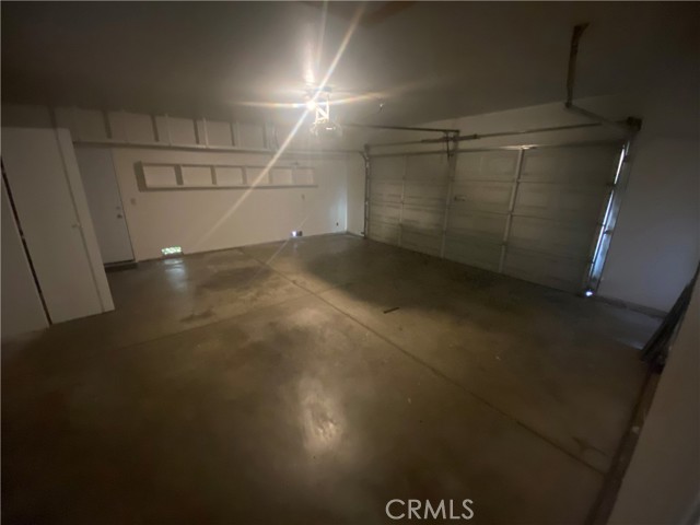 Large garage.