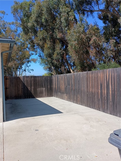 front right side of the house fully concrete.