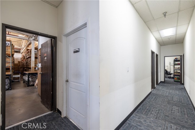 Hallway to Warehouse and Offices