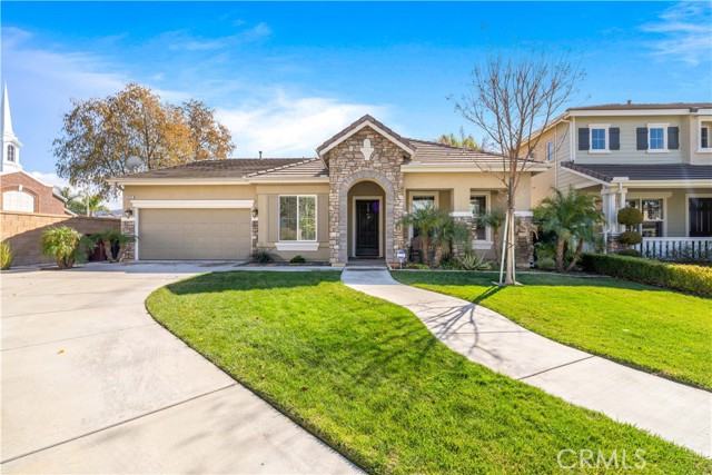 33747 Spring Brook Circle Temecula, California Great single story home in an popular community “Oak Creek” close to schools and shopping. A remarkable single story cul-de-sac home in a quiet neighborhood. It has a master bedroom and 3 nice sized bedrooms. Currently the fourth bedroom is being used as an office. The property highlights include chef's-style gourmet kitchen with custom cabinetry, granite countertops, spacious center island, breakfast bar seating. Tile flooring in the kitchen which expands into the family room. The family room is open and has an inviting fireplace, ceiling fans. The hallways and bathrooms have tile throughout. The laundry room is indoor with a utility sink. Buyer to verify all information contained within this listing before close of escrow. Buyer to qualify and take over leased solar.