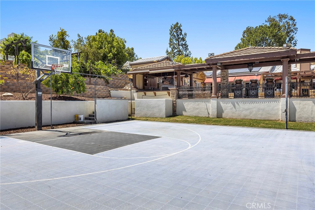 Double basketball courts
