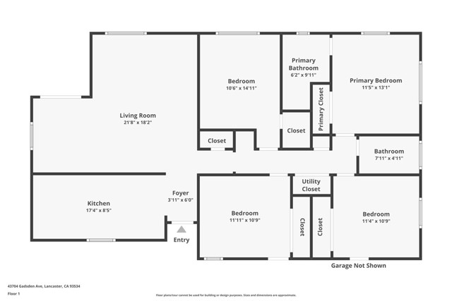 Detail Gallery Image 49 of 49 For 43704 Gadsden Ave, Lancaster,  CA 93534 - 4 Beds | 2 Baths