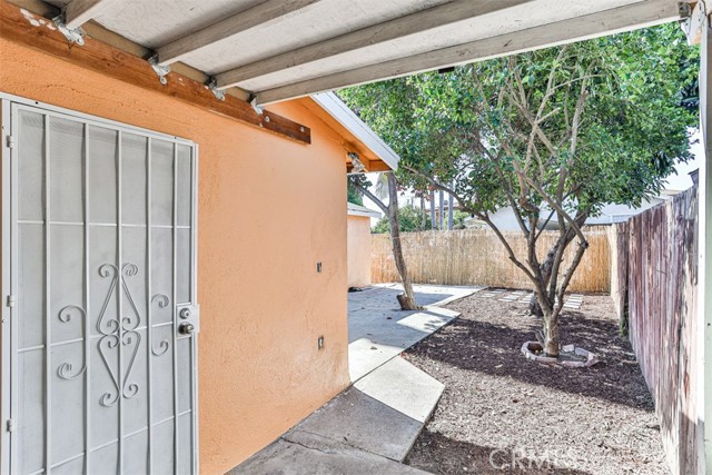 converted garage dedicated backyard space