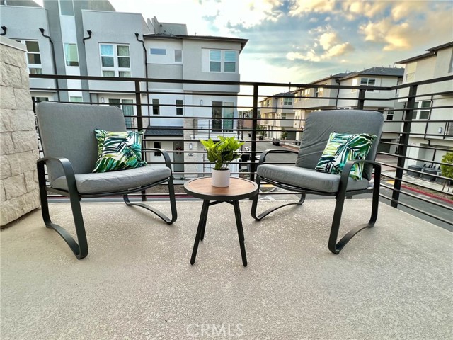 Balcony area is a good place to relax.