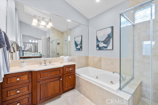 Master Bath has separate tub & shower
