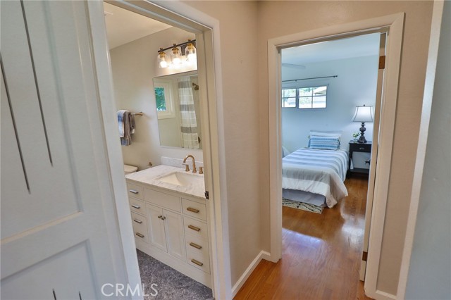 Two bedrooms nearby.