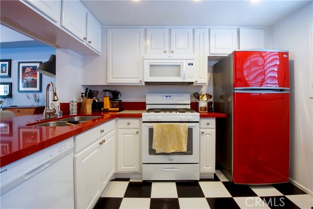 Upgraded Kitchen with Refrigerator. Lots of Cabinets!