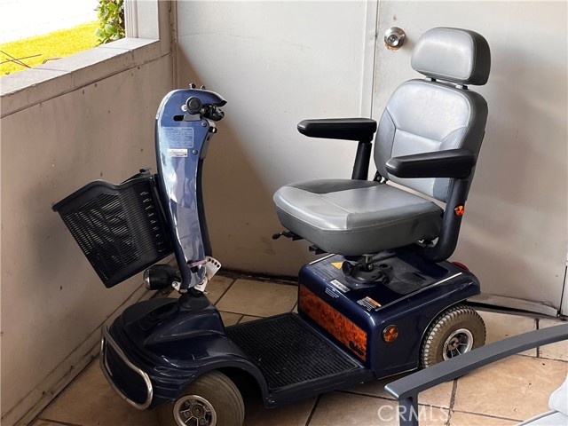 Scooter comes with Purchase of this home.