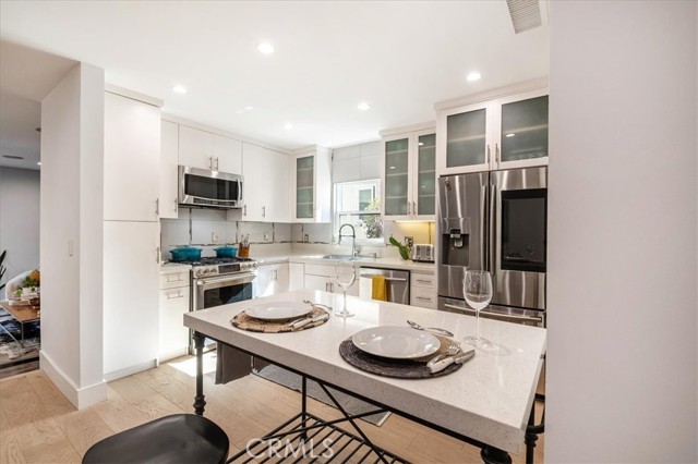 Remodeled open kitchen to living room and dining area