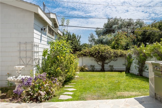 Private South facing Backyard