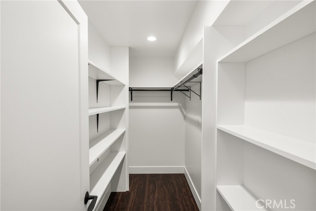 Downstairs primary closet