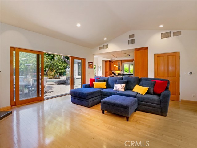 Living Room Leads to Backyard