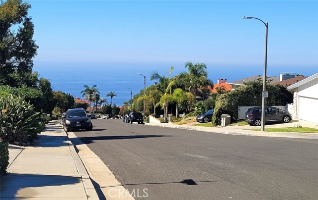 Dramatic ocean views  upon entering the Pacific View community off Hawthorne. Dramatic entry.