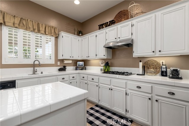 Kitchen with center island.