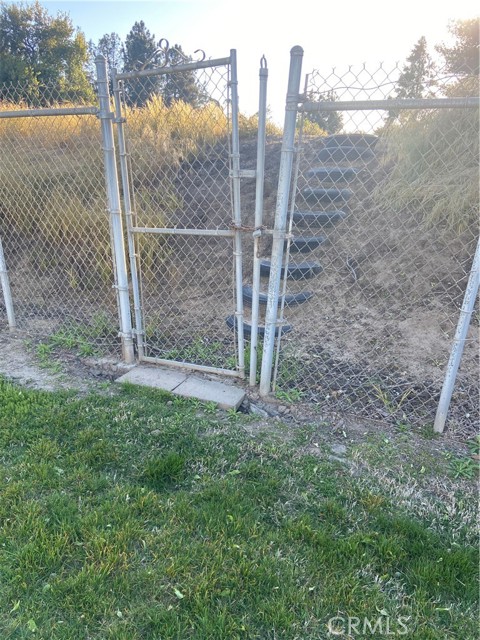 Your private gate to get to walkway path.