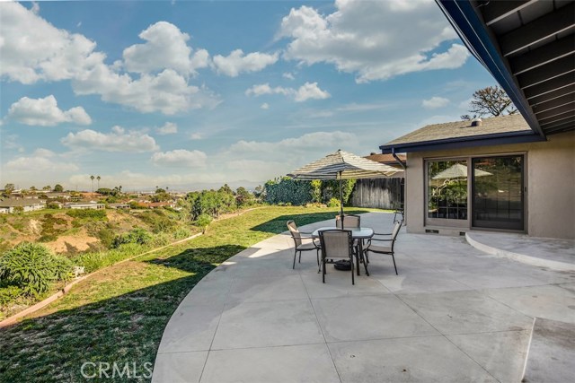 Large Patio with access from Living Room, Dining Room and Bedroom