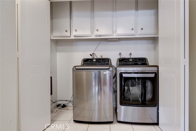 Huge Laundry closet with hook ups