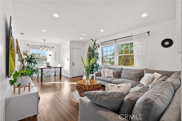 living area with an abundance of natural light