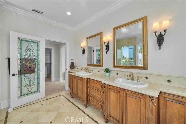 Primary Bathroom Double Sinks