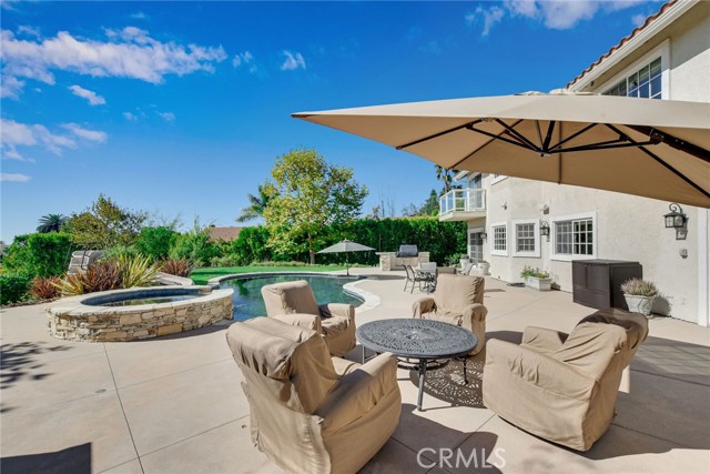 Pool, spa, patio