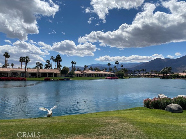 80432 Pebble Beach La Quinta, California Views, views, views! Gorgeous backyard lake and mountain view! This home located at Coachella Valley, built in 1986, has 3 bedrooms and 3.5 bathrooms, with a formal dining area and an inside sun room. The spacious living room with bar has beautiful lake and mountain view. Two cars garage and a golf cart garage. Community pools and spas warm up 365 days a year. This condo is being sold at "AS-IS" conditions.