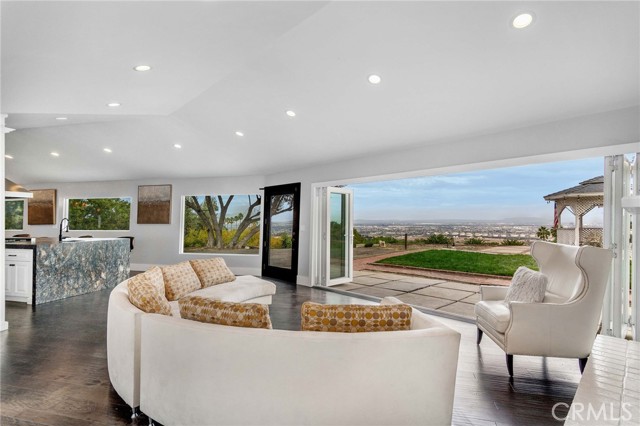 Panoramic view from the living room.