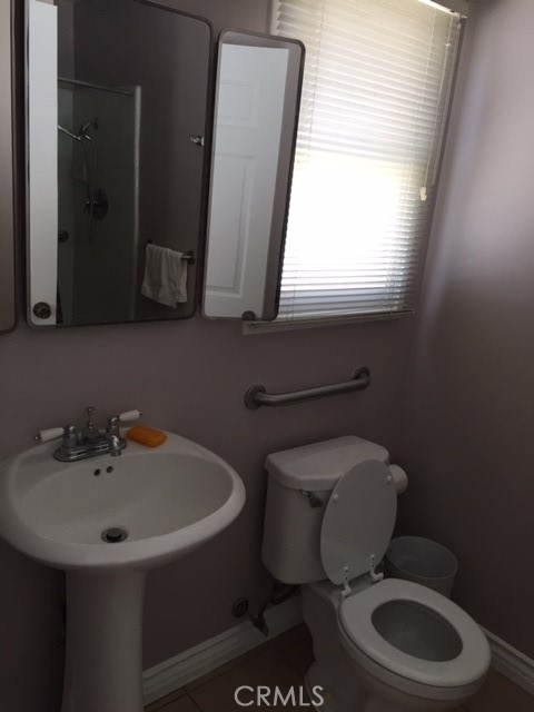 one bathroom