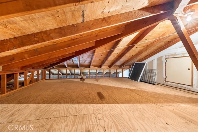 Huge storage area above the Garage.