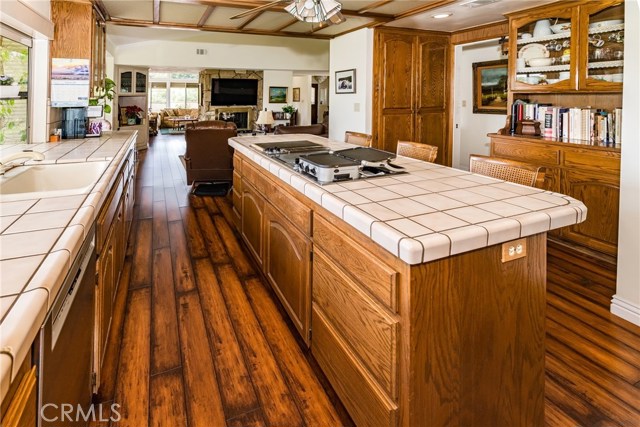 Kitchen, looking toward Family Room/Living Room