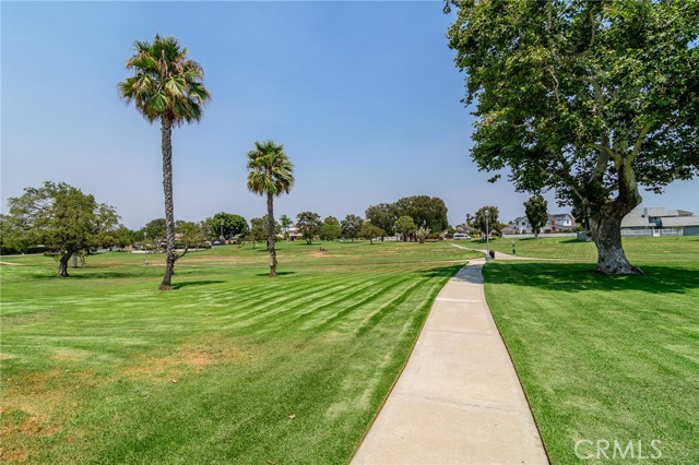private park at end of Cul de sac