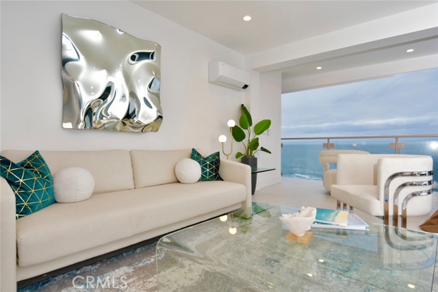 Family room with ocean views