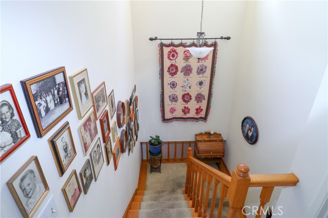 Stairwell looking down from upstairs.