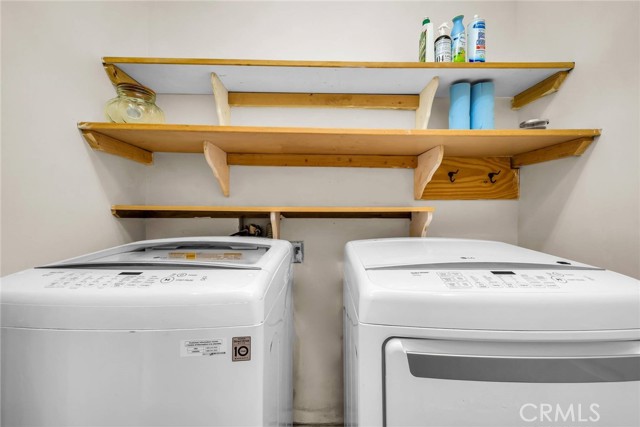 Laundry in Hallway