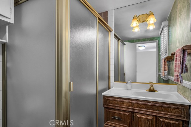 Downstairs guest bathroom.