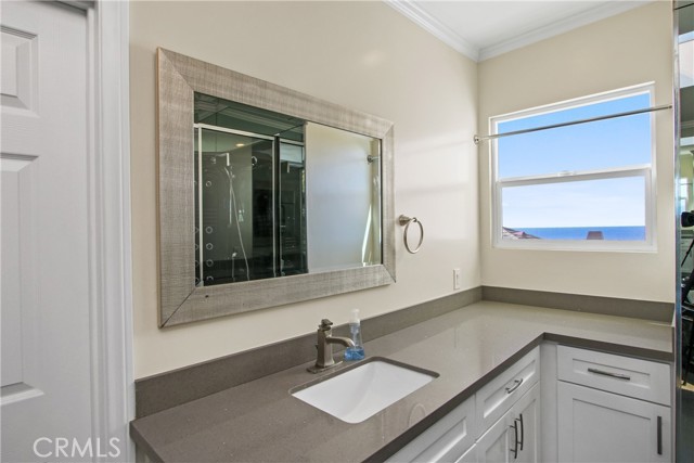 Ocean views from master bathroom