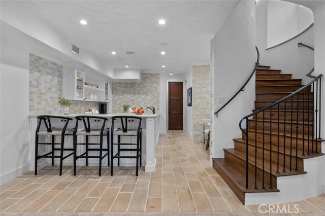 Basement digitally staged