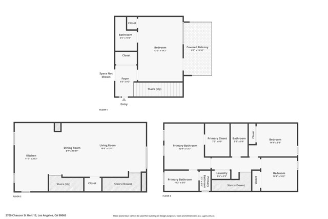 Detail Gallery Image 36 of 36 For 2700 E Chaucer #13,  Los Angeles,  CA 90065 - 4 Beds | 3/1 Baths