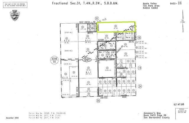 19825 Deep Creek Road, Apple Valley, California 92308, ,Land,For Sale,19825 Deep Creek Road,CRHD23229550