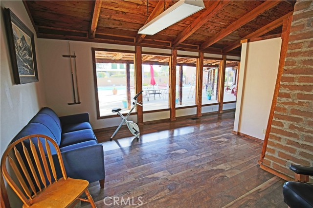 Recreation room in clubhouse at Villa Margarita park